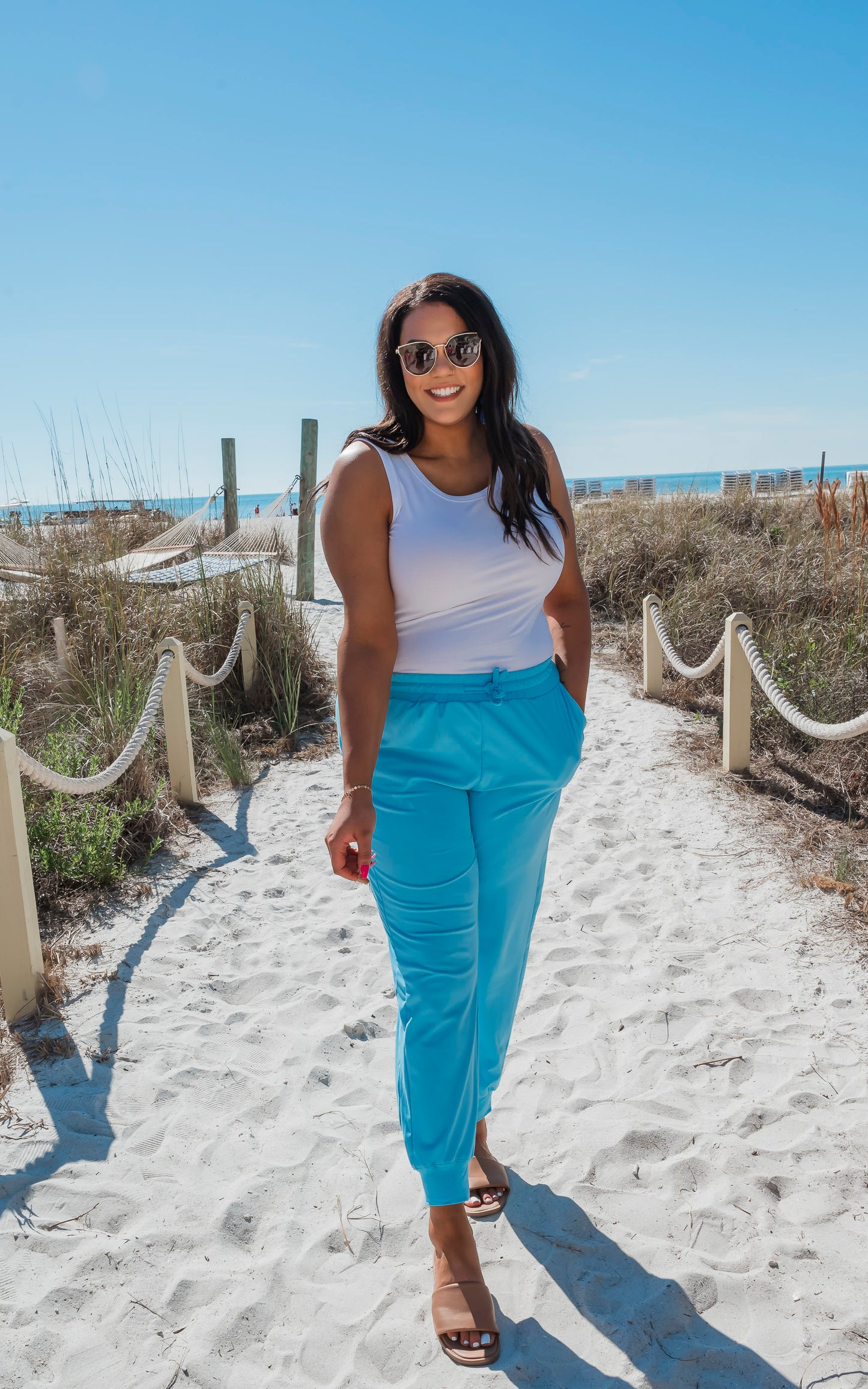 Seaside Blue Everyday Joggers by Salty Wave