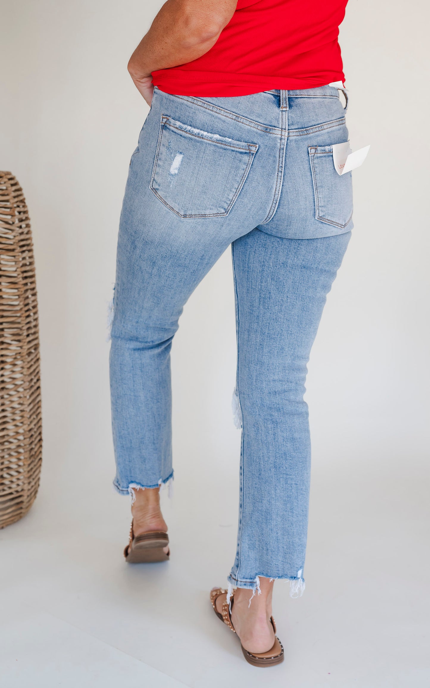 LOVERVET | Miracles High Rise Kick Flare Denim Jeans