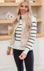 Striped Tight Ribbed Knit Sweater