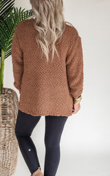 Long Sleeve Popcorn Cardigan