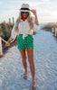 Kelly Green Sailboat Perfect Everyday Chino Shorts by Salty Wave