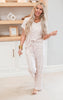 Taupe Cheetah Pant Pajama Set by Salty Wave**DEAL*