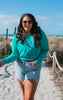 The Ava Everyday Teal Hoodie by Salty Wave