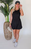 Butter Romper Dress w/ Keyhole - Final Sale