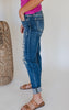 The Mischa Mid Rise Cuff Destroyed Boyfriend Denim Jean (REG/CURVY)