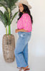 Mica Stretch Super High Rise Wide Leg Denim Jeans