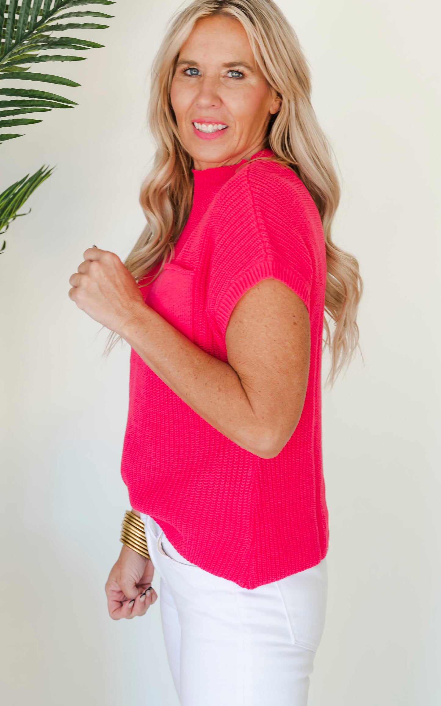 Perfectly Effortless Short Sleeve Sweater - Final Sale