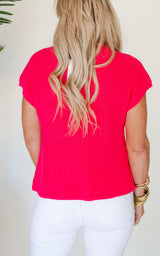 Perfectly Effortless Short Sleeve Sweater