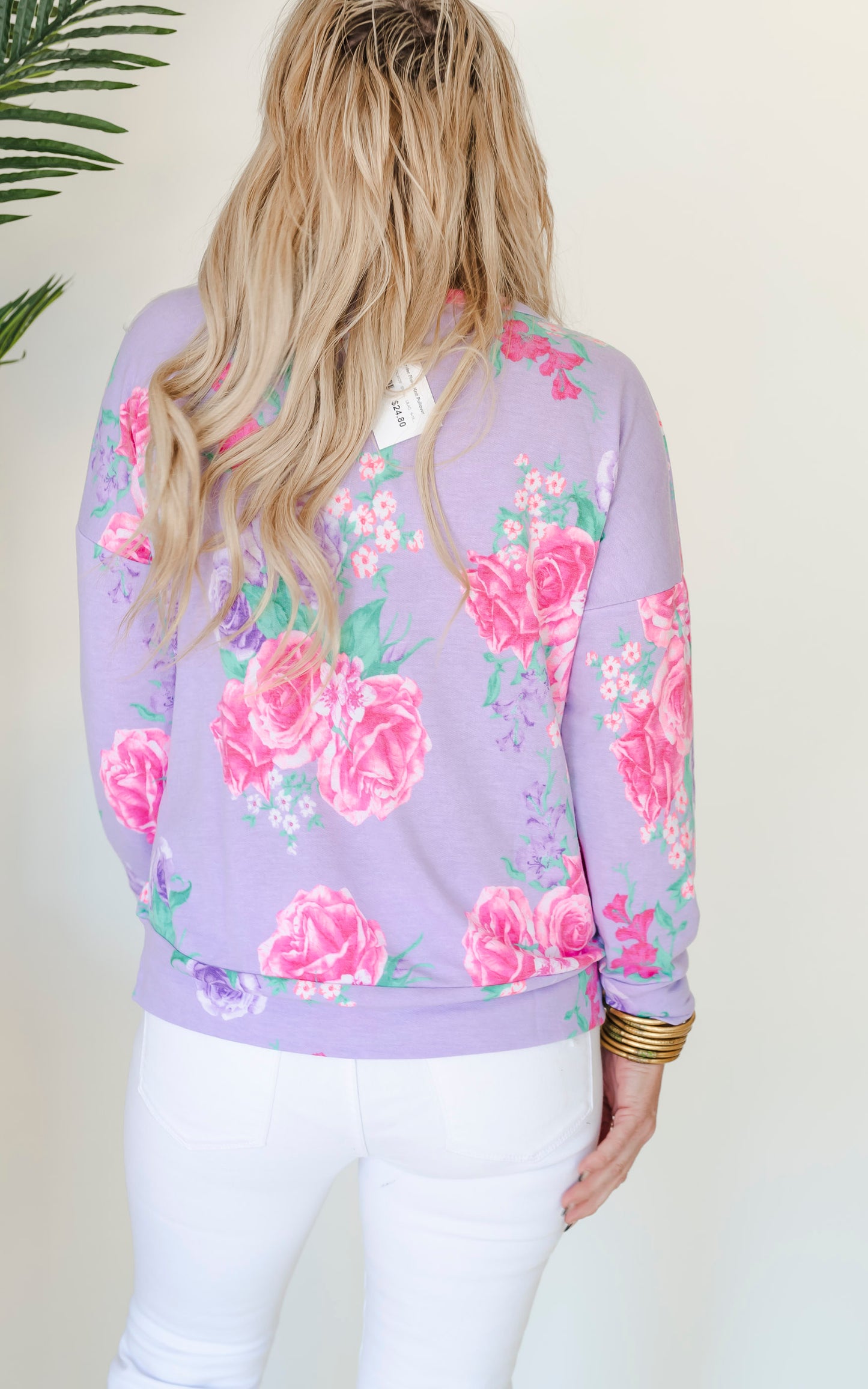 The Weekender Floral Knit Pullover Top - Final Sale