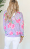 The Weekender Floral Knit Pullover Top - Final Sale