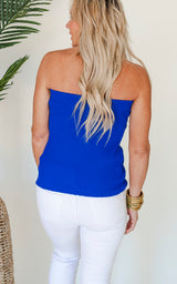 Textured Fabric Relaxed Fit Tube Top