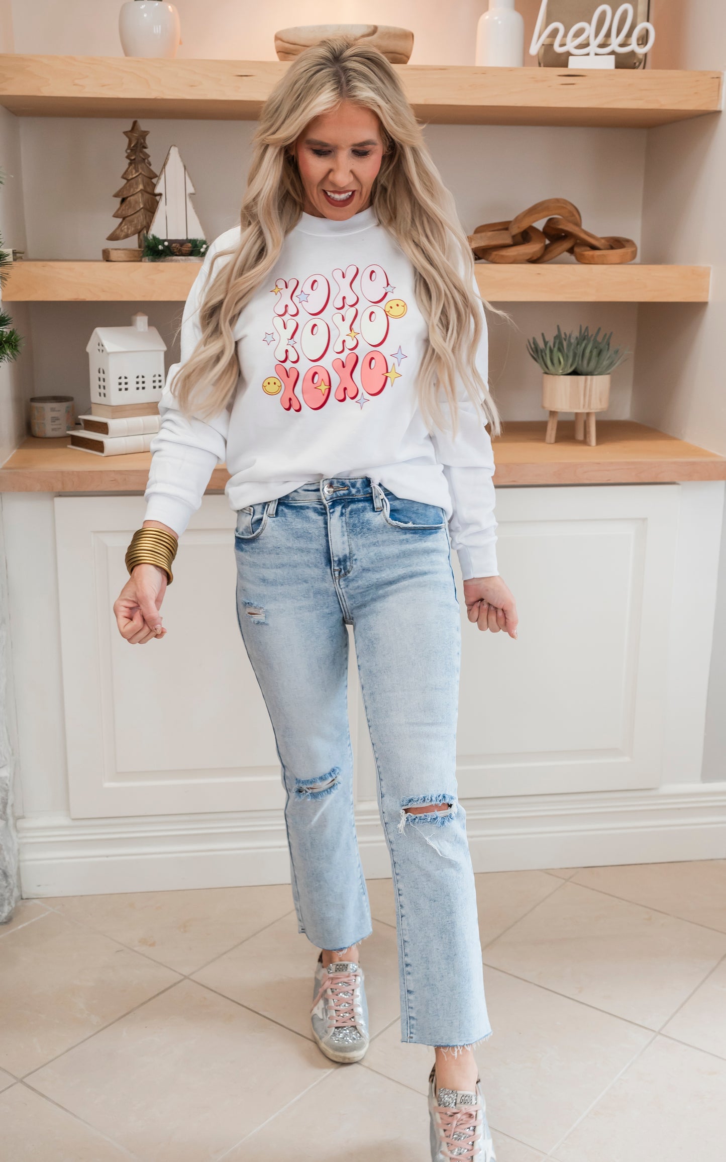 XoXo Crewneck Sweatshirt - Final Sale