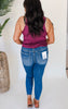 High Rise Crop Skinny Denim Jeans *MICA - Final Sale