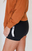 GREEN - Contour Seam Biker Shorts - Final Sale