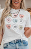 Say Yes Candy Hearts Graphic T-shirt - Final Sale