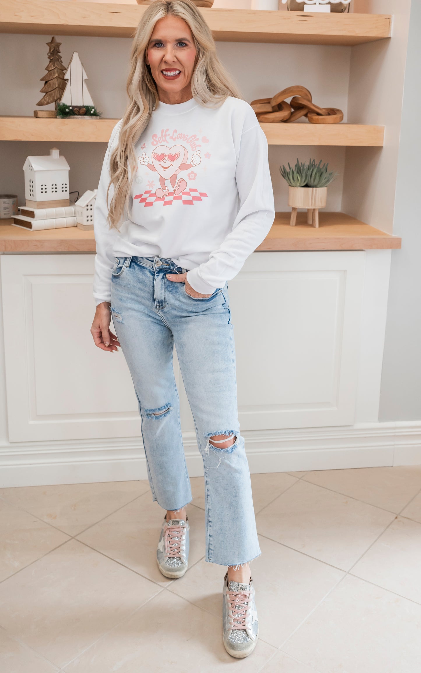 Self Love Club Crewneck Sweatshirt - Final Sale