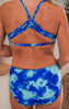 Blue Moon Tie Dye Tortola Swim Top - Final Sale