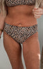 Cheetah Full Cut High Waist Swim Bottom - Final Sale