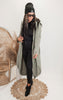 Lapel Button Up Long Coat