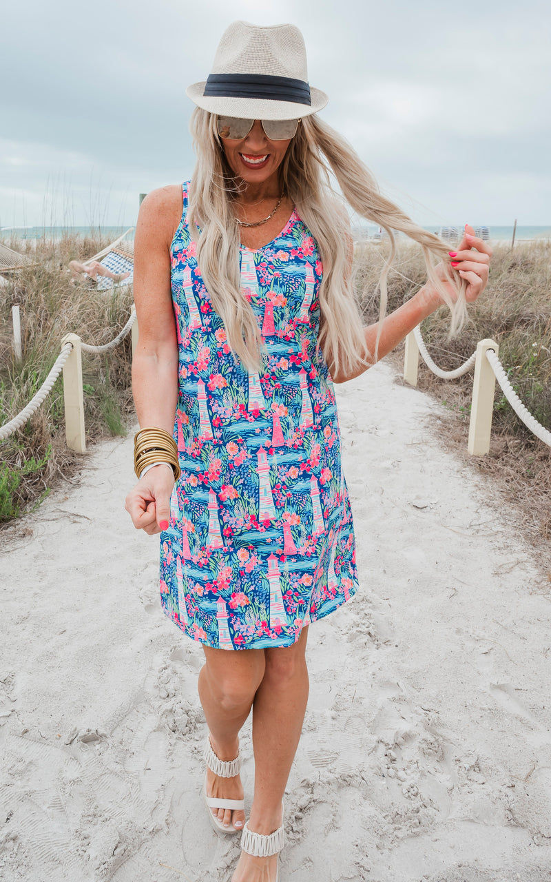 The Bella Everyday Summer Lighthouse Dress by Salty Wave