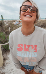 Sun Sand Bad Habit Crewneck Sweatshirt