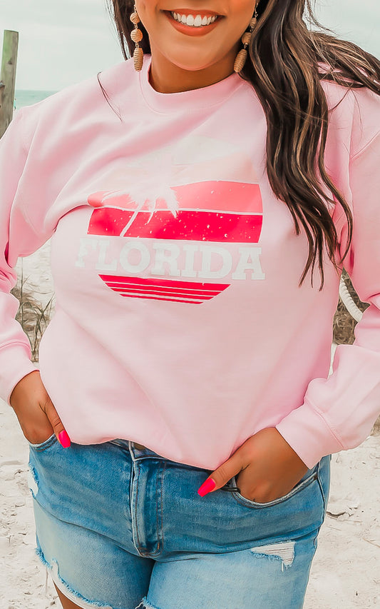 Florida Graphic Crewneck Sweatshirt**