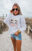 Salty Graphic Crewneck Sweatshirt**