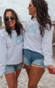 Ombre Beach Bum Sweatshirt Crewneck Sweatshirt