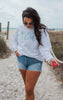 Ombre Beach Bum Sweatshirt Crewneck Sweatshirt