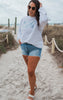 Ombre Beach Bum Sweatshirt Crewneck Sweatshirt