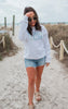 Ombre Beach Bum Sweatshirt Crewneck Sweatshirt