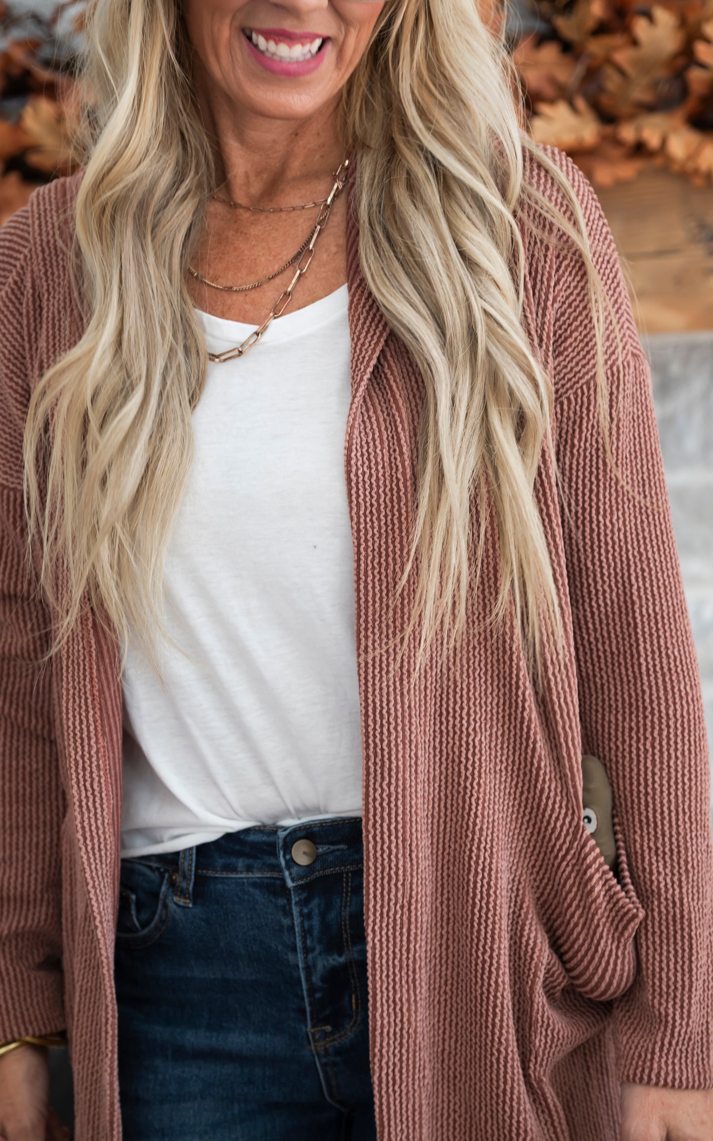 Solid Ribbed Hooded Cardigan - Final Sale