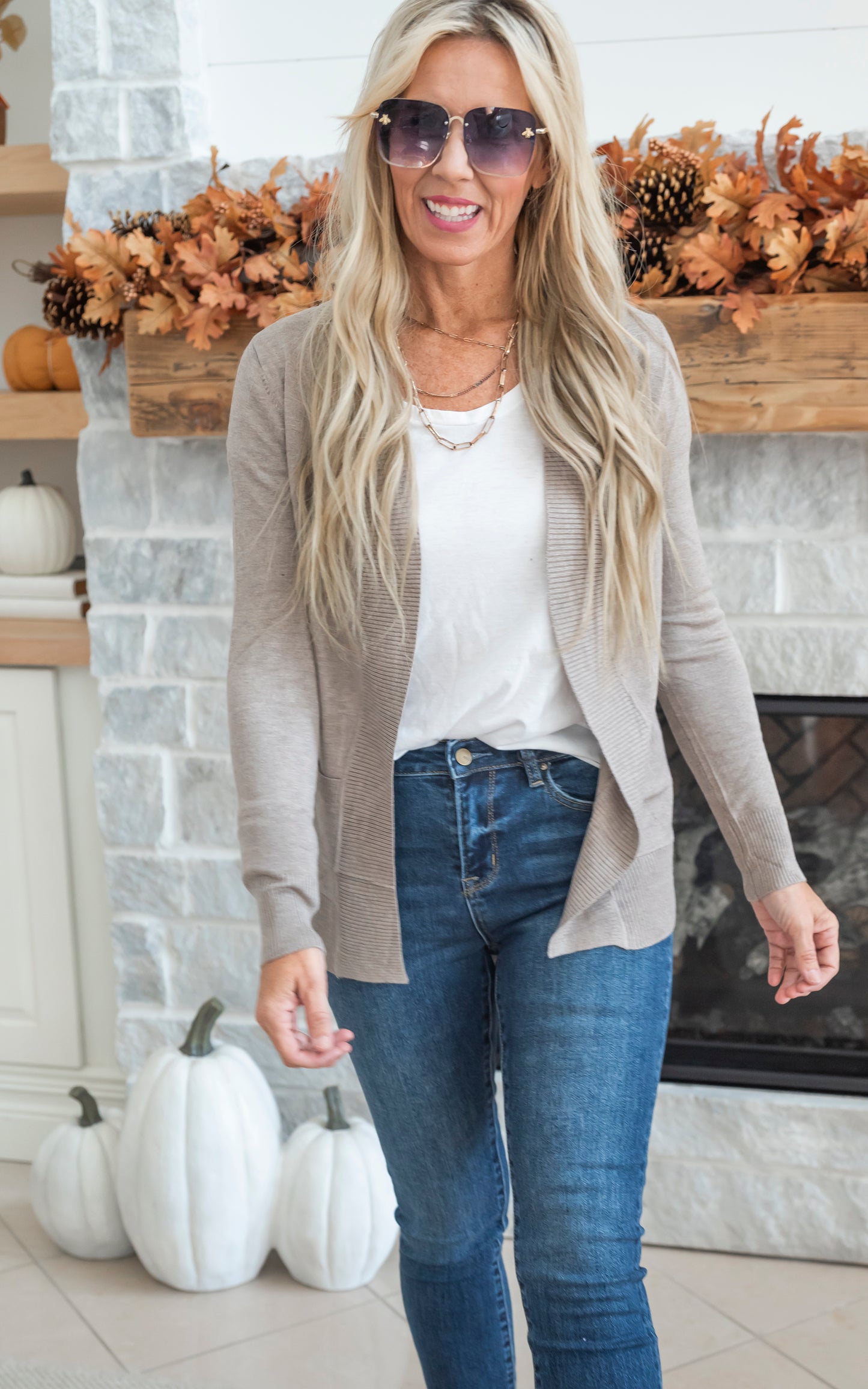 Our Favorite Boyfriend Cardigan - Camel