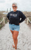 Beach Life Sweatshirt Crewneck Sweatshirt**