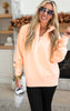 The Meredith Heather Long Sleeve Half Zip Pullover - Final Sale