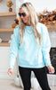 Heather Long Sleeve Crewneck Pullover