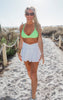 Lime Green Tortola Swim Top - Final Sale