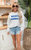 Beach Addict Sweatshirt - Heather Gray