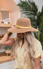 Color Coated GO Buckle Banded Summer Banded Floppy Hat