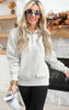 The Meredith Heather Long Sleeve Half Zip Pullover - Final Sale