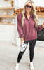 The Meredith Heather Long Sleeve Half Zip Pullover