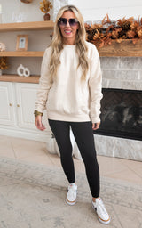 Crewneck Long Sleeve Pullover