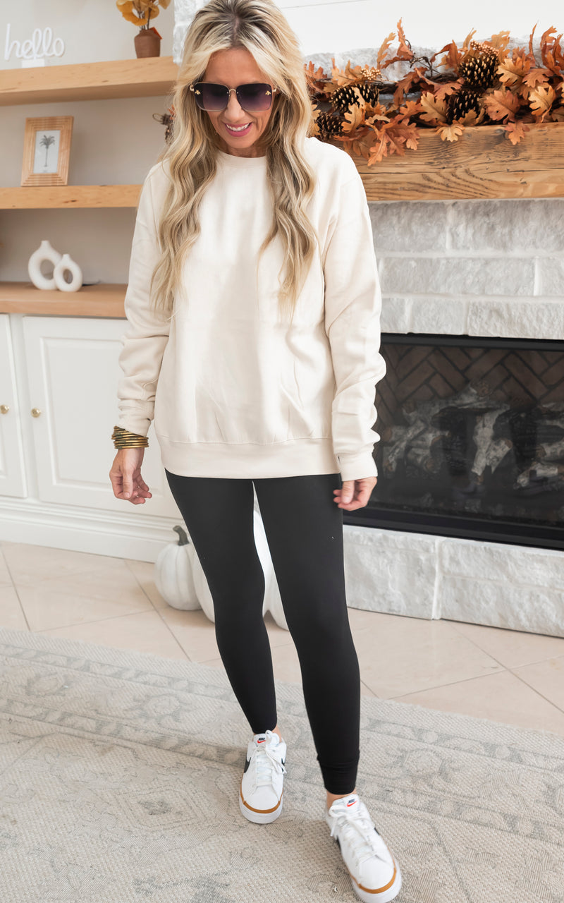 Crewneck Long Sleeve Pullover