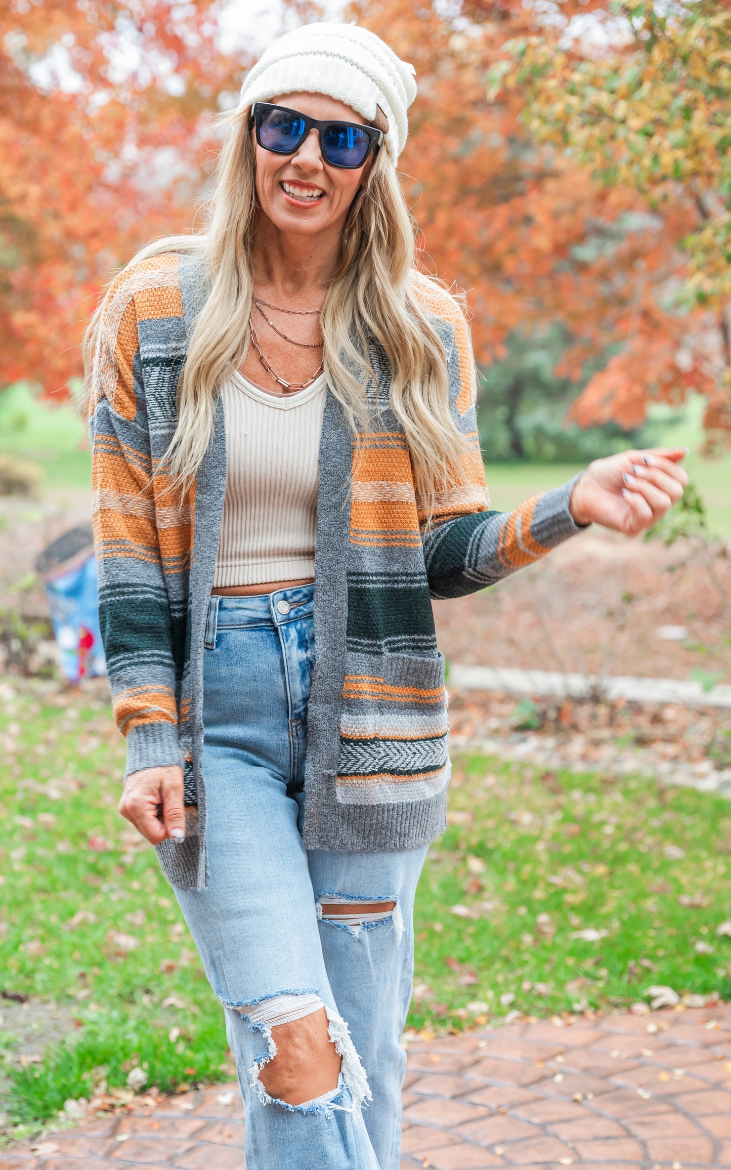 Jolene Jolene Aztec Sweater Cardigan