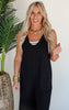 Black Sleeveless Jumpsuit - Final Sale