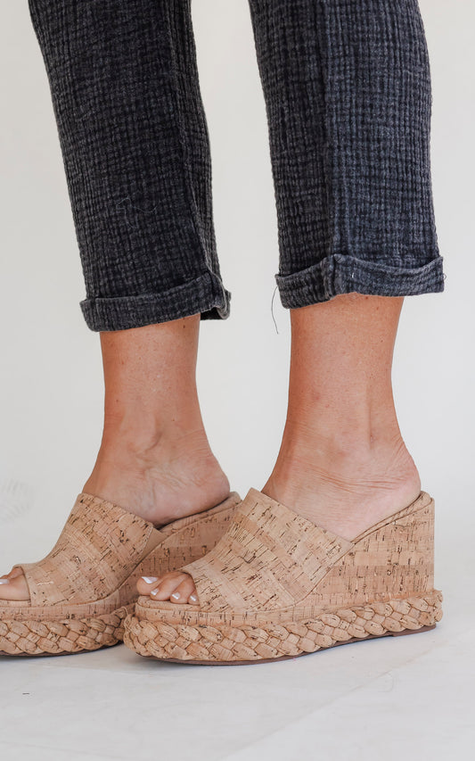 cork wedges 