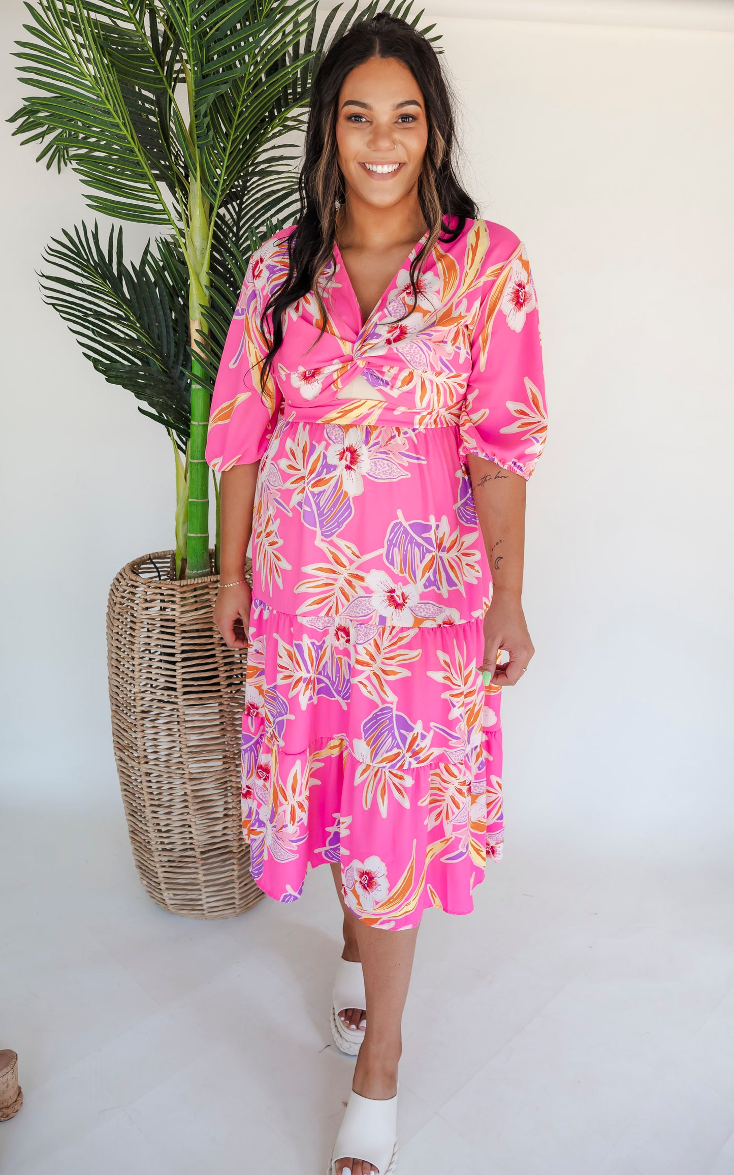 Island Getaway Tropical Maxi Dress - Final Sale