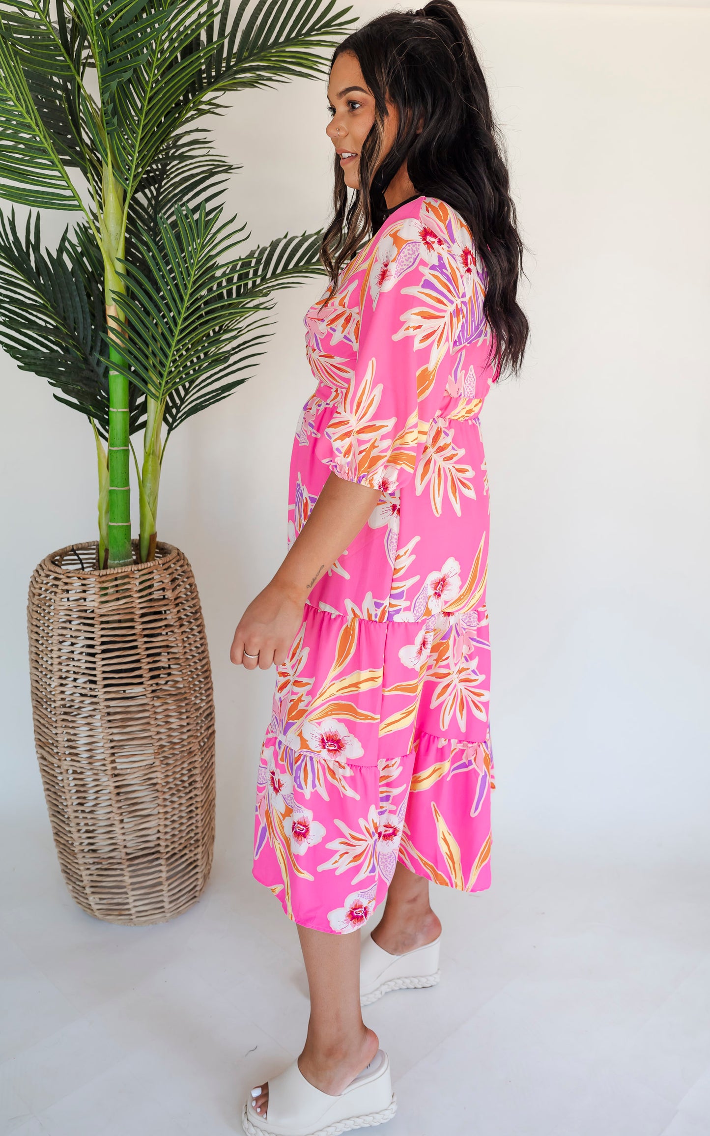 Island Getaway Tropical Maxi Dress - Final Sale