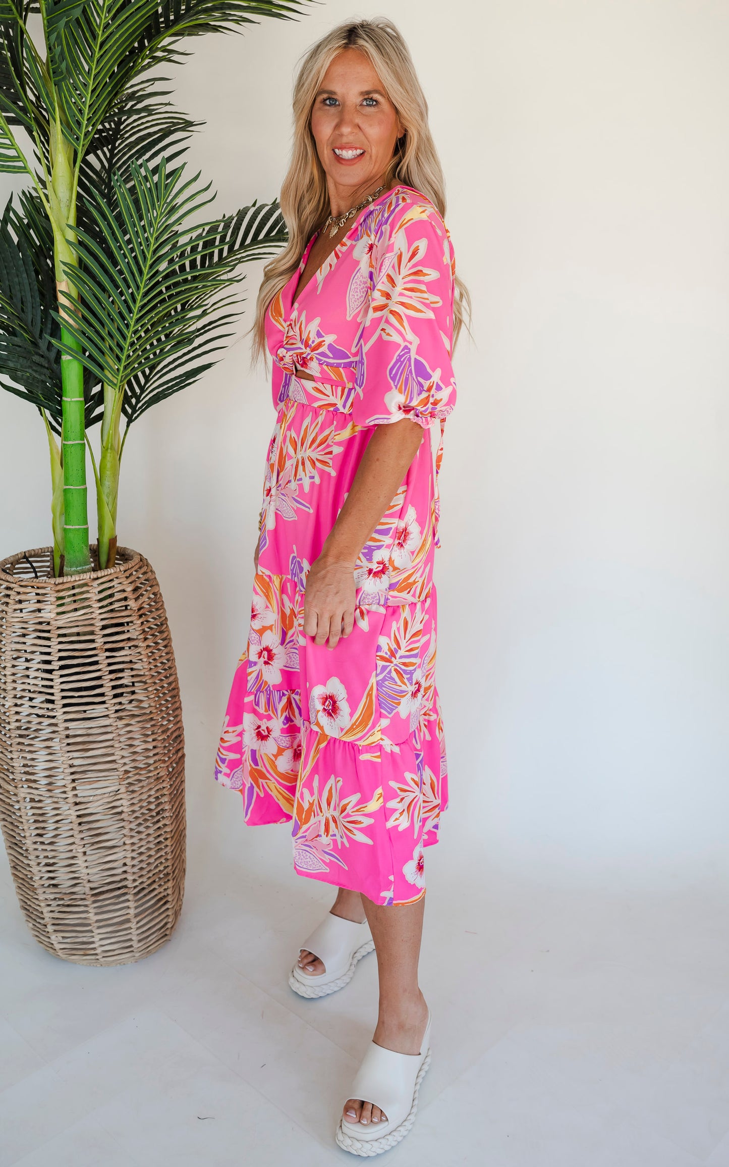 Island Getaway Tropical Maxi Dress - Final Sale