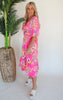 Island Getaway Tropical Maxi Dress